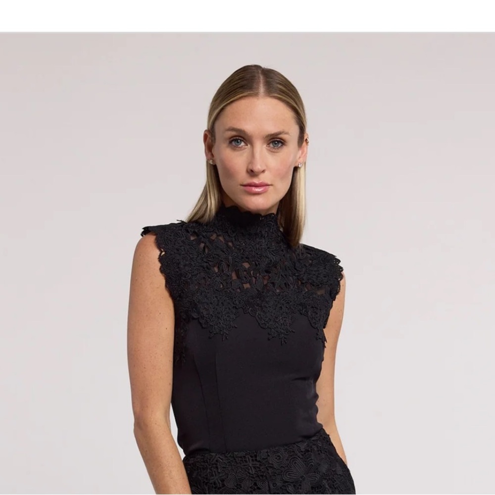 Generation Love Joya Lace combo crepe top M